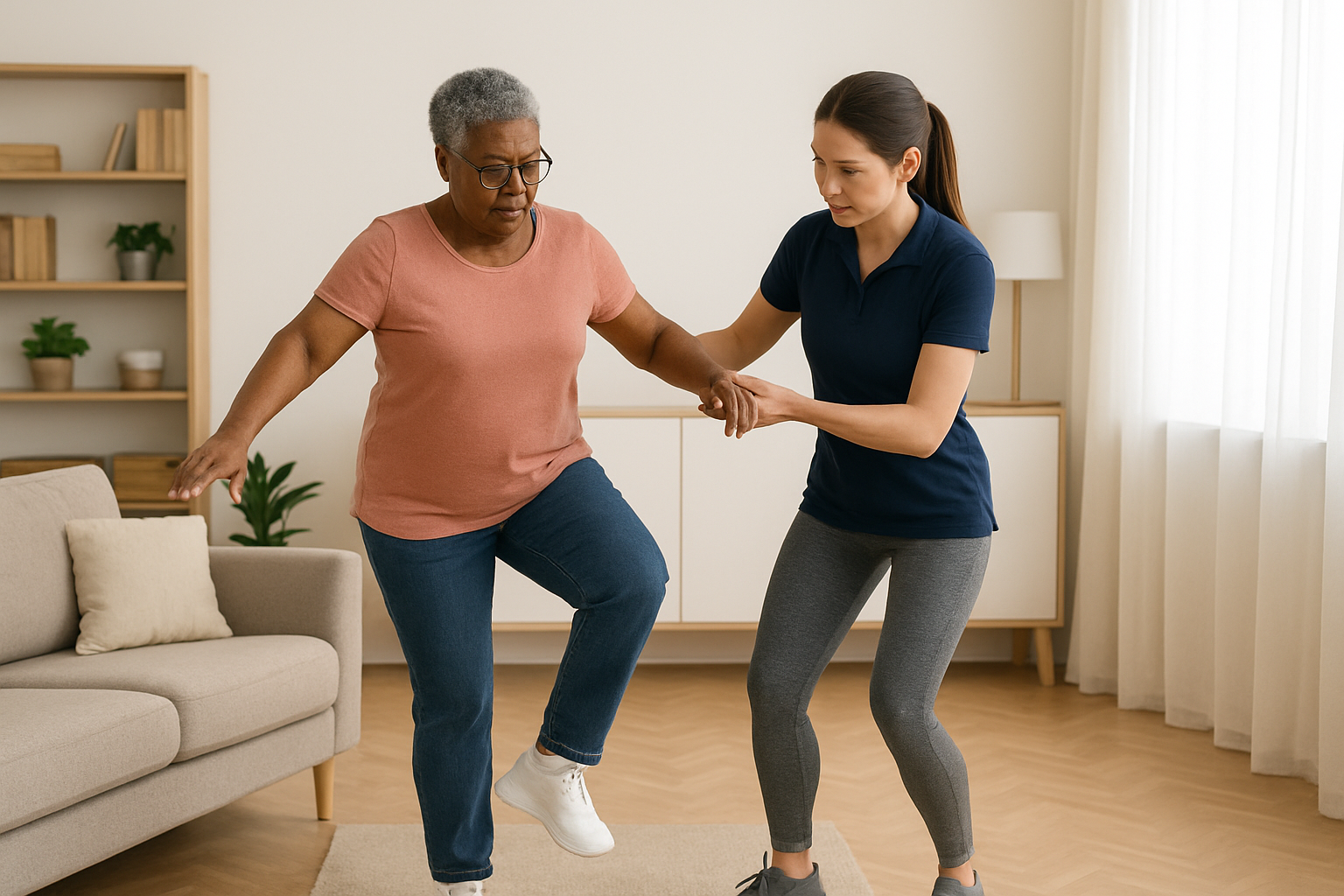 Falls prevention physiotherapy for older adults in South Yorkshire